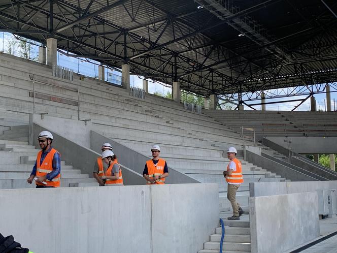 Nowy stadion GKS w Katowicach. Budowa