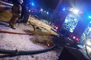 Ogień strawił wszystko. Po stodole w pow. lubartowskim niewiele zostało