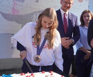 Tak mieszkańcy Tarnowa powitali Aleksandrę Kałucką, brązową medalistkę Igrzysk Olimpijskich w Paryżu!