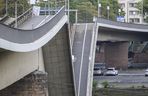 Most runął w ułamku sekundy. Huk obudził mieszkańców w nocy. Tak to mogło wyglądać w Chorzowie