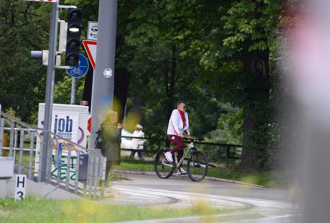 Cezary Kulesza jak szef na pierwszym treningu reprezentacji Polski w Hanowerze