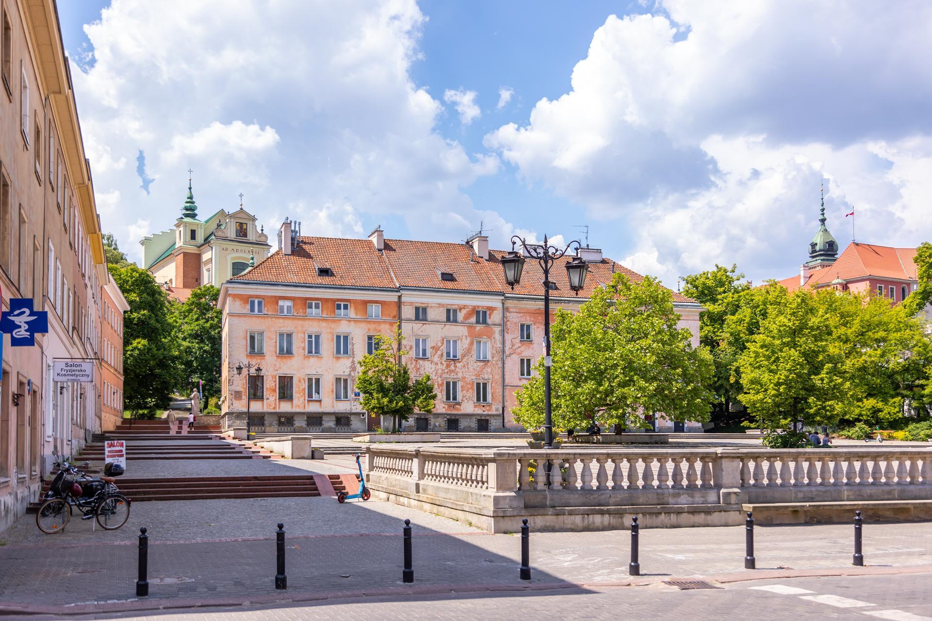 Mariensztat w Warszawie - zdjęcia. Niewykorzystany potencjał w centrum miasta