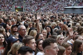 Koncert Jennifer Lopez w Warszawie (25.07.2025) - część druga. Organizatorem koncertu jest Prestige MJM
