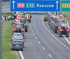 Protest rolników na Podkarpaciu