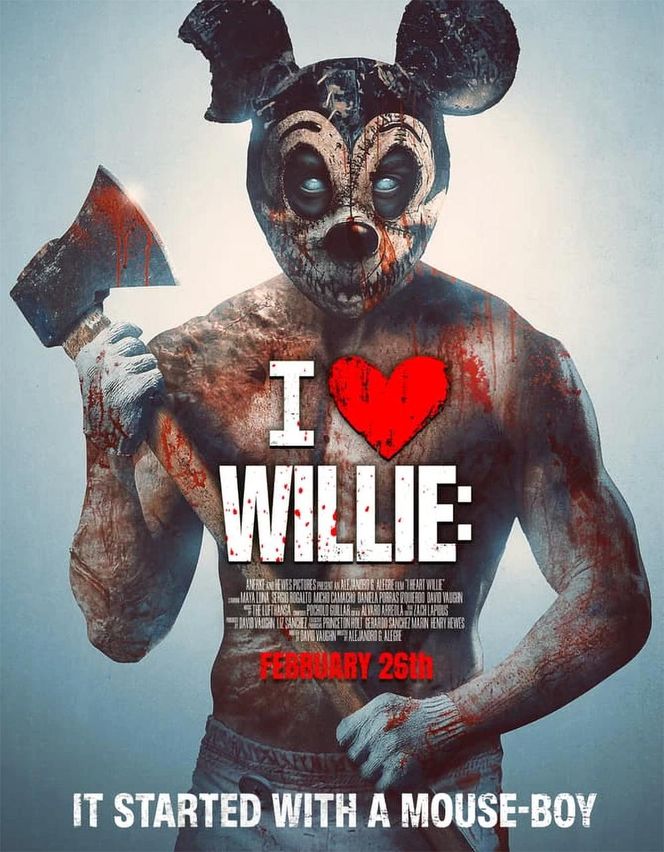 Myszka Miki horror / Plakat I Heart Willie 2025