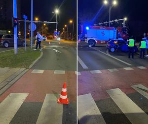 Zderzenie aut przy niedziałających światłach