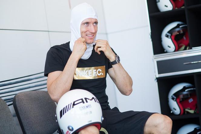Robert Lewandowski na AMG Driving Academy