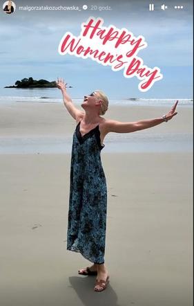 Małgorzata Kożuchowska w Australii