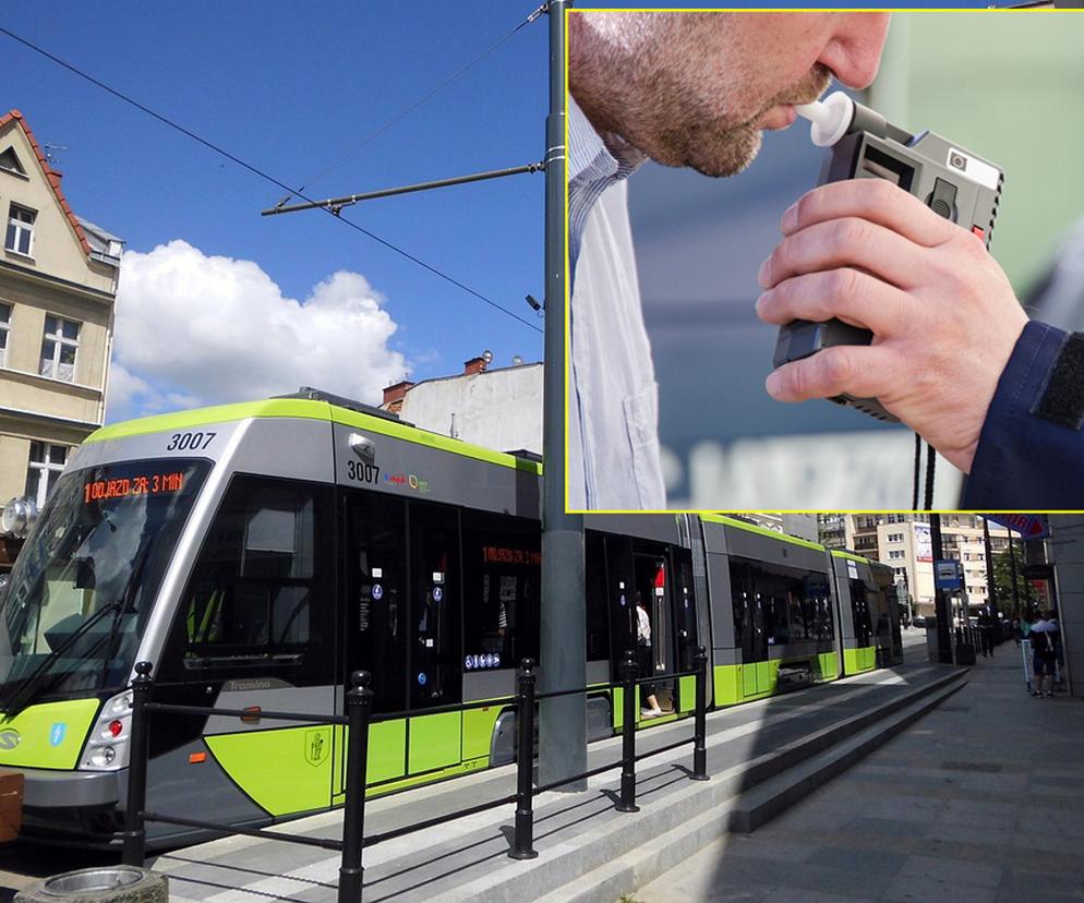 Olsztyn. Pijany kierowca wjechał na plac budowy! Huknął w barierki ochronne