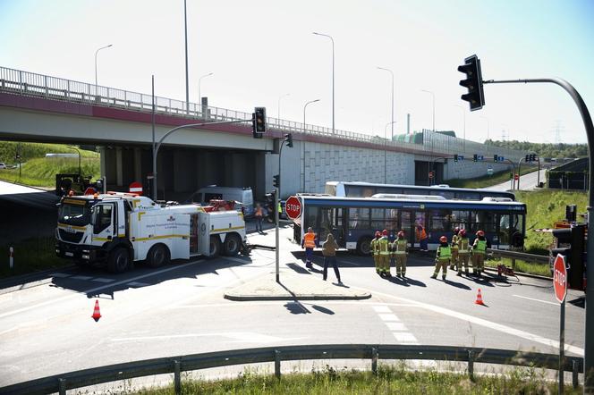 Kierowca autobusu MPK zginął po zderzeniu z innym autobusem