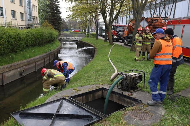 Powódź w Gdańsku. Strażacy mieli ręce pełne pracy