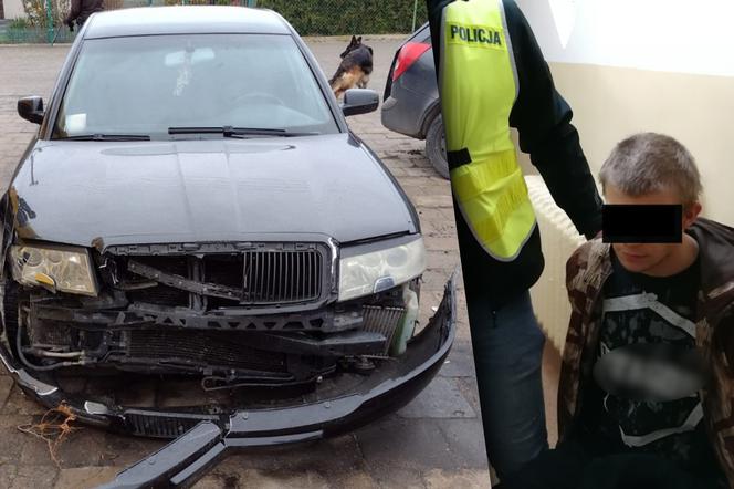 Kradzionym autem kierował pod wpływem