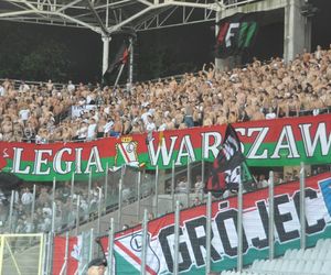 Kibice na meczu Korona Kielce - Legia Warszawa