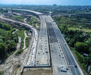 Węzeł Mistrzejowice - budowa. Zobacz jak powstaje jeden z najbardziej skomplikowanych obiektów na S7