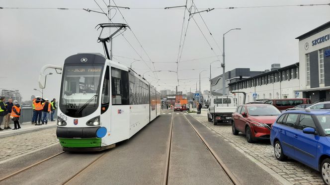 Przejazd techniczny na ul. Kolumba