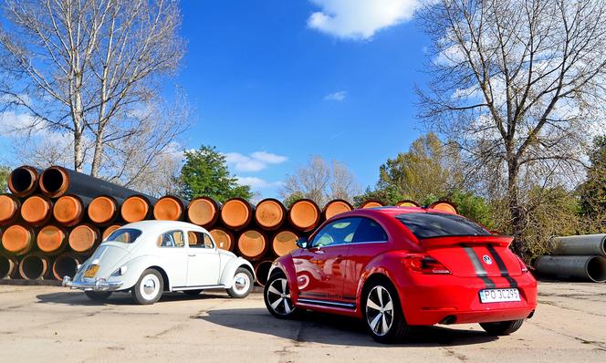 Volkswagen Beetle 2014 r. vs. Volkswagen Garbus 1960 r.