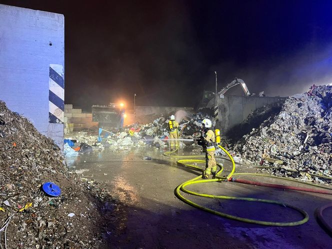 Pożar przy Metalurgicznej w Lublinie