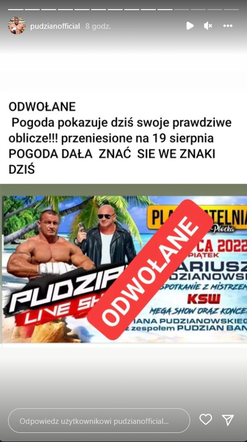 Mariusz Pudzianowski przekazał fanom fatalne wieści