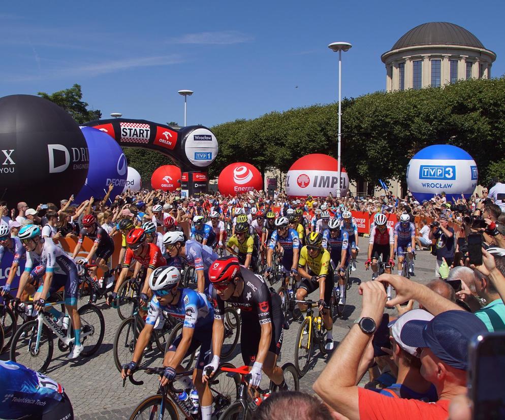 81. Tour de Pologne wystartował z Wrocławia! Rozpoczął się wielki wyścig na drogach Dolnego Śląska 