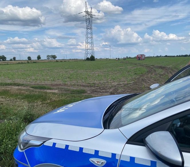 Awionetka dachowała w polu. 79-latek wyszedł bez szwanku. „To był cud” [ZDJĘCIA]