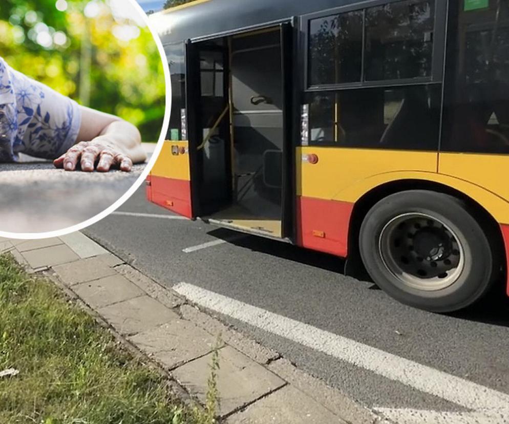 Makabryczny wypadek w Warszawie. Autobus wlókł emerytkę po ulicy