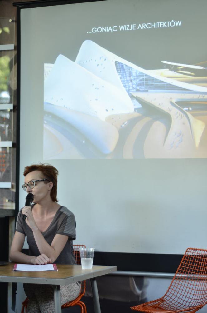 Katarzyna Waloryszak - o wpływie nowoczesnych technologii na pracę współczesnego architekta. Fot. Marta Żylska