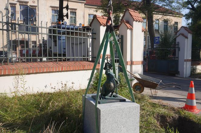 Smok Astronom przy ul. Kopernika naprzeciwko Ogrodu Botanicznego UJ