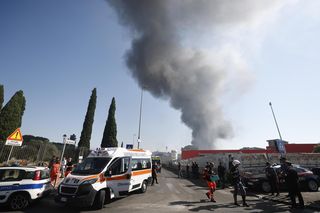 Wybuch w punkcie dystrybucji benzyny w Rzymie.