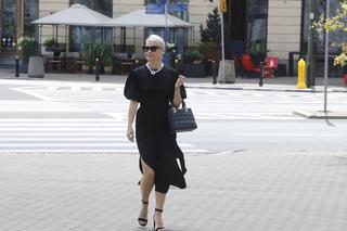 Małgorzata Kożuchowska na mszy