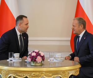 Spotkanie Nawrocki-Tusk. Premier musiał czekać na prezydenta 
