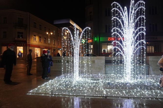 Świąteczne iluminacje 2024 w centrum Kielc