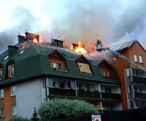 Pożar bloku w Ząbkach. Przerażające zdjęcia z miejsca tragedii