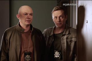 M jak miłość po wakacjach 2023. policja w domu Andrzeja Budzyńskiego (Krystian Wieczorek)