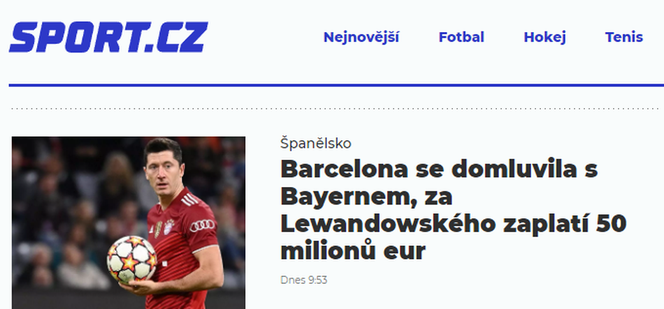Tak media zareagowały na transfer Lewandowskiego