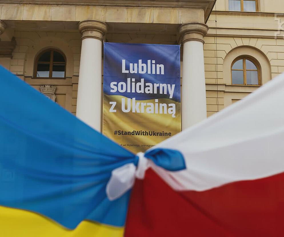 Lublin - polsko-ukraińskie obchody Dnia Niepodległości Ukrainy