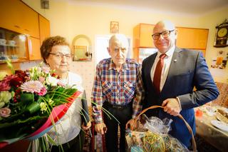Państwo Janoszowie świętowali kamienną rocznicę ślubu. Przeżyli razem 70 lat!