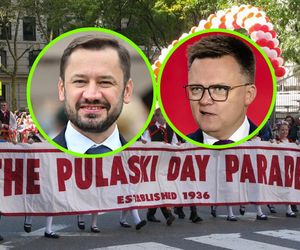 Szymon Hołownia i prezydent Krakowa na Piątej Alei. Liczni goście z Polski na 88. Paradzie Pułaskiego