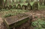 Pseudomegalityczny cmentarz Dohnów na Mazurach [GALERIA]