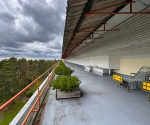 Sanatorium Paimio - główny taras