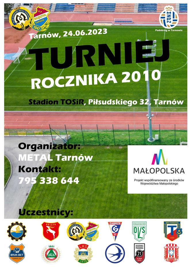 Turniej Małopolskie Talenty - plakat