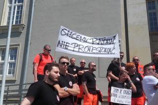 Protest ratowników medycznych we Wrocławiu