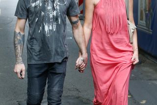 Anita Lipnicka z obecnym partnerem, Markiem Grayem