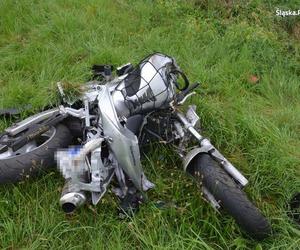 O włos od tragedii w Mikołowie. 19-letni motocyklista cudem uszedł z życiem