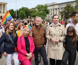 Minister ds. równości Katarzyna Kotula na Marszu Równości w Łodzi,