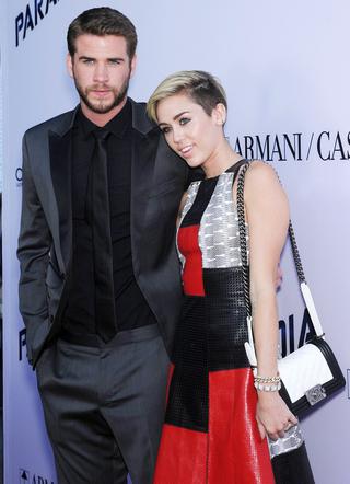 miley cyrus liam hemsworth paranoia premiera