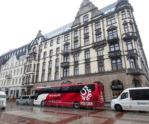 Piłkarze wyjechali na mecz Polska - Litwa