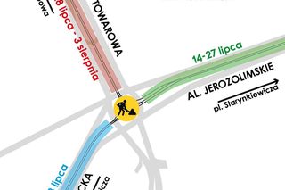 Remont na pl. Zawiszy