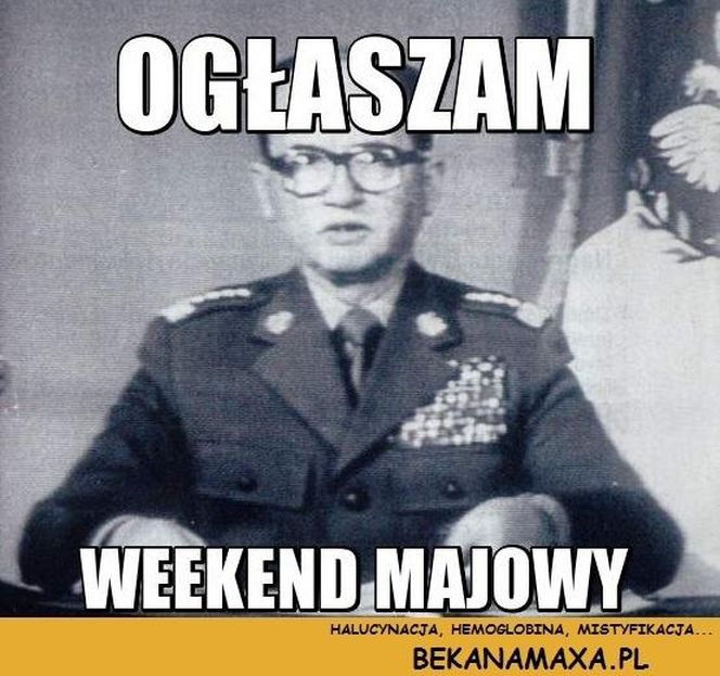 Memy majówka 2025