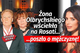 Żona Olbrychskiego OSTRO o Rosati: Jest podła, prymitywna i kłamie