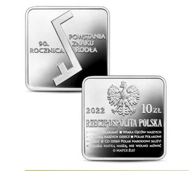 Moneta kolekcjonerska Znak Rodła